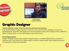 graphic designer text