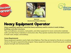 heavy equipment operator text
